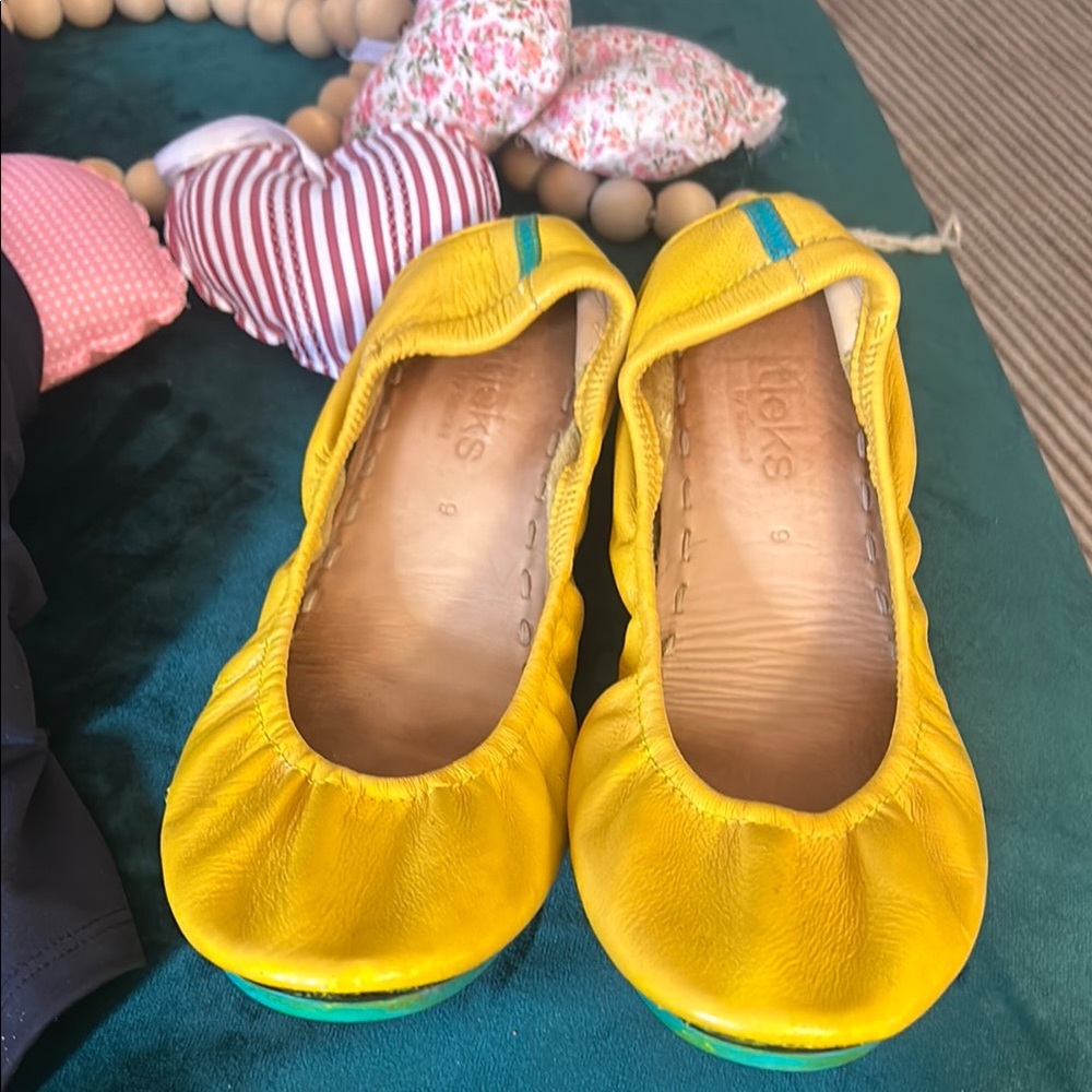 Tieks Yellow Ballet Flats